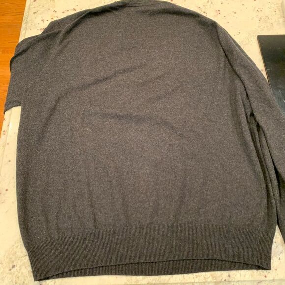 Sebastian Cooper Cotton/ Cashmere Argyle Sweater sz L NWOT - Picture 3 of 3